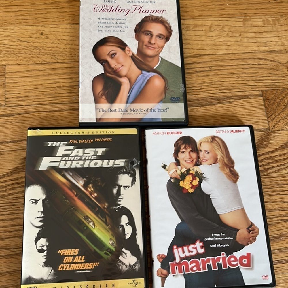Action and Romantic Comedy Bundle- 3 DVDs